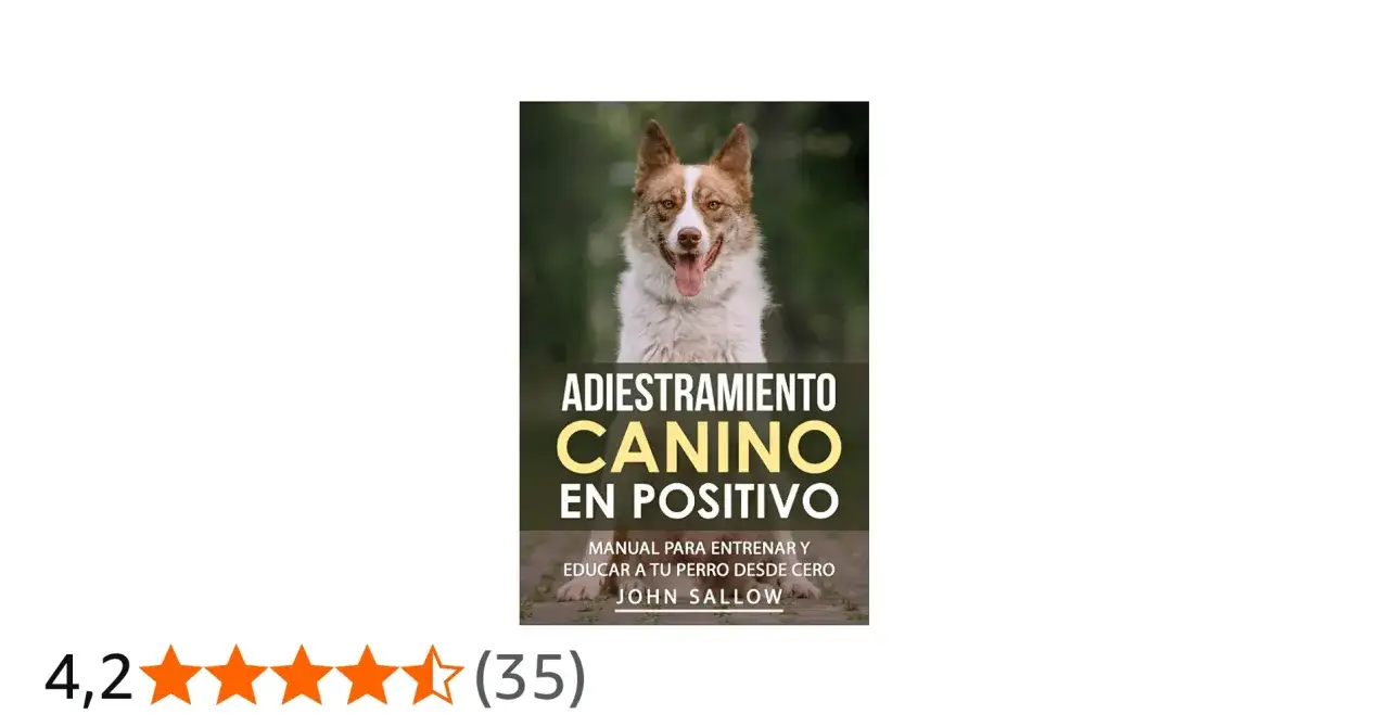Un perro feliz y sonriente, ideal para aprender sobre adiestrar perro con el manual